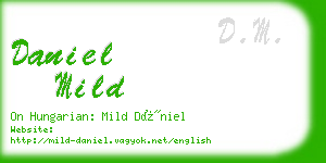 daniel mild business card